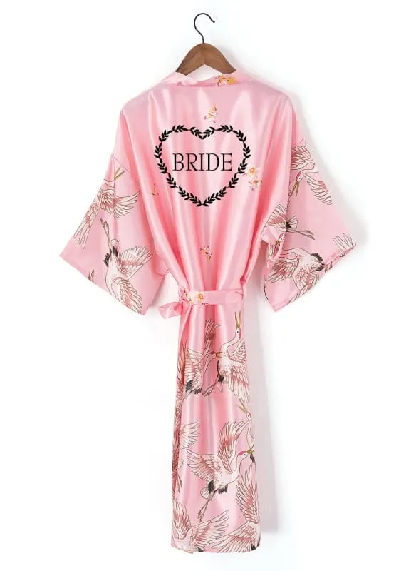 A| Personalized Bridesmaid & Bridal Robes Wedding Gifts