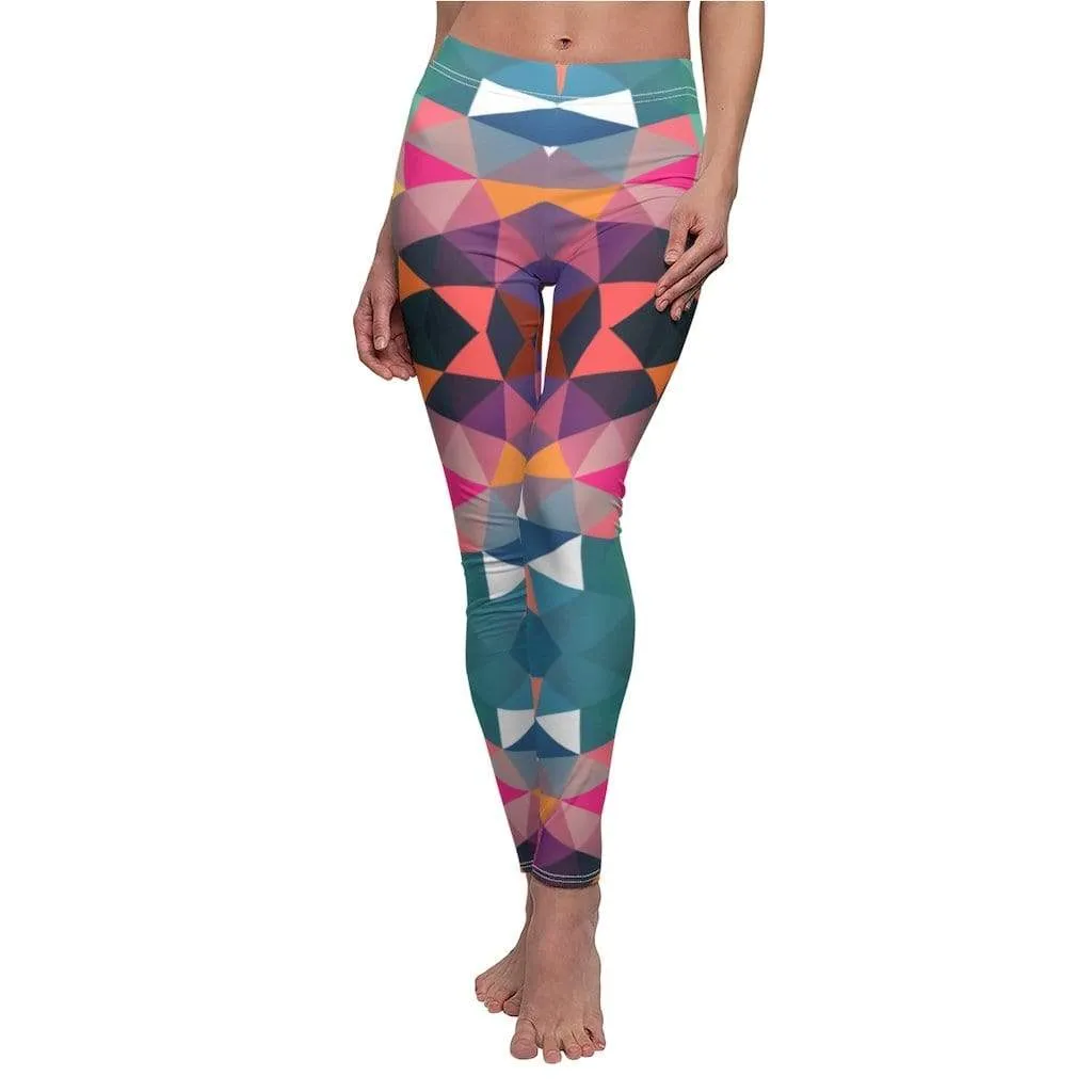 Abstract Geometric Yoga Pants