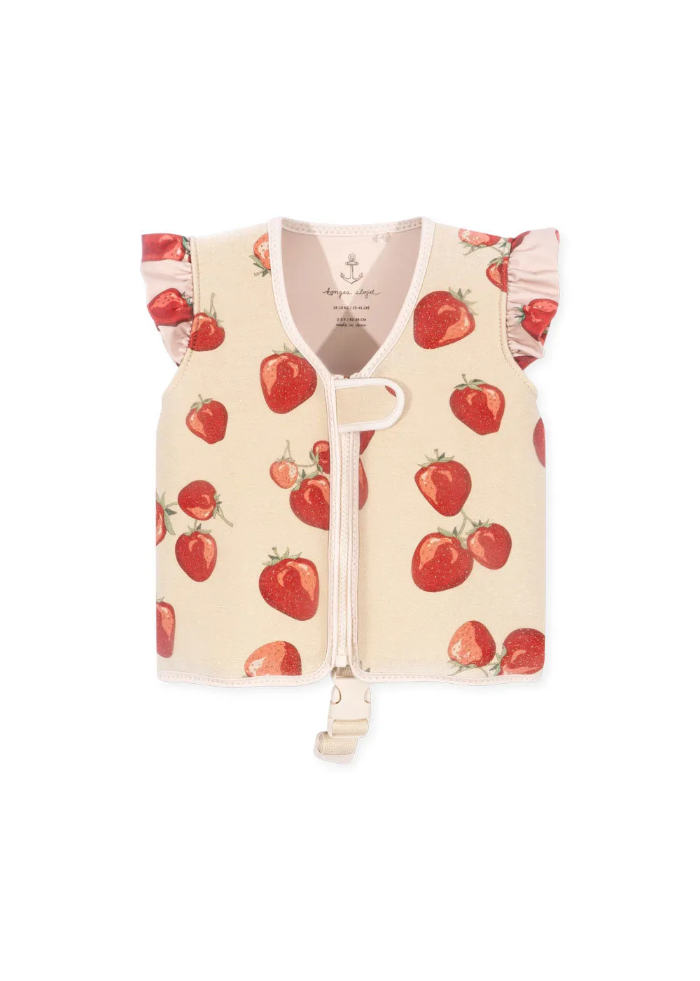 Avery Swim Vest Strawberries