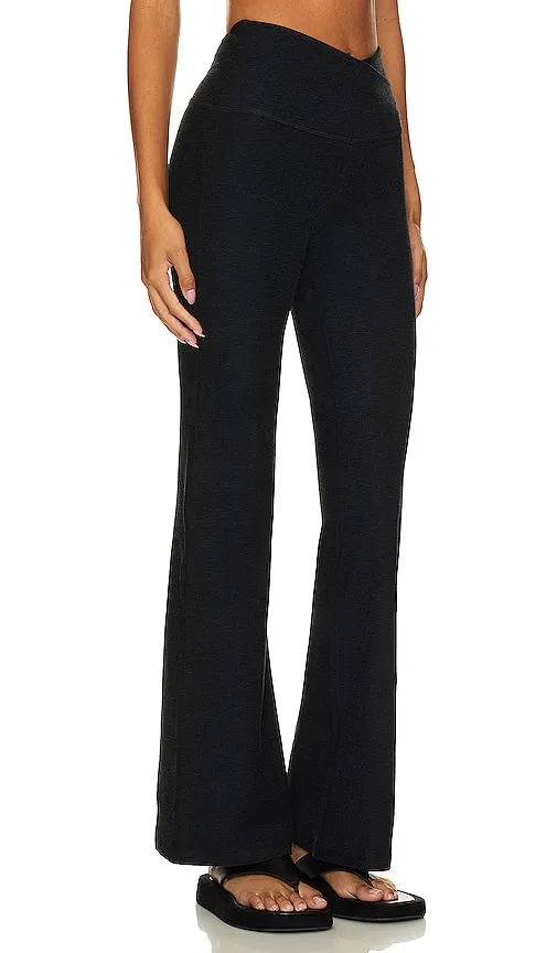 Beyond Yoga At Your Leisure Bootcut Pant in Black