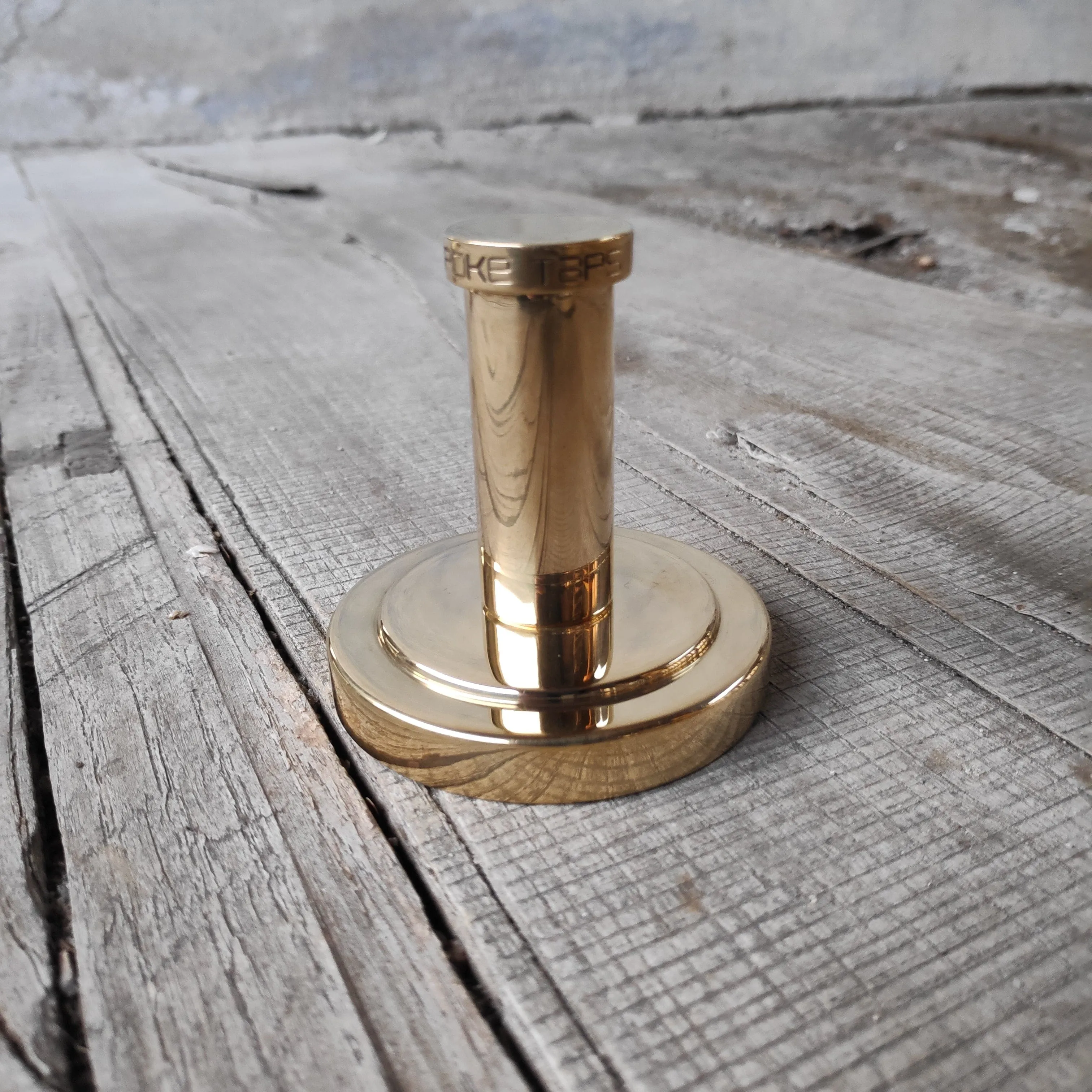BTA35 single robe hook in solid brass