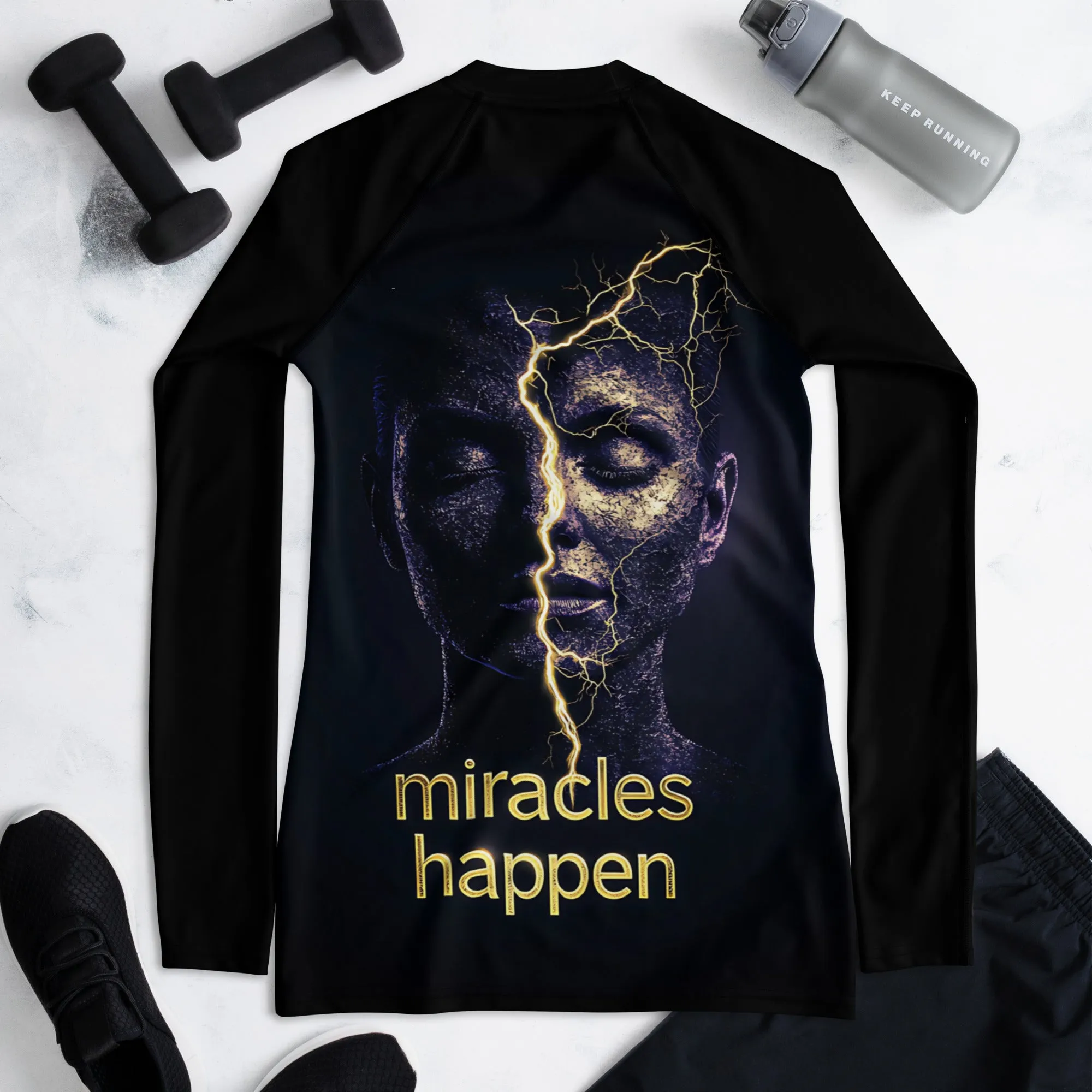 Miracles Happen Edition 2 Women's Rash Guard