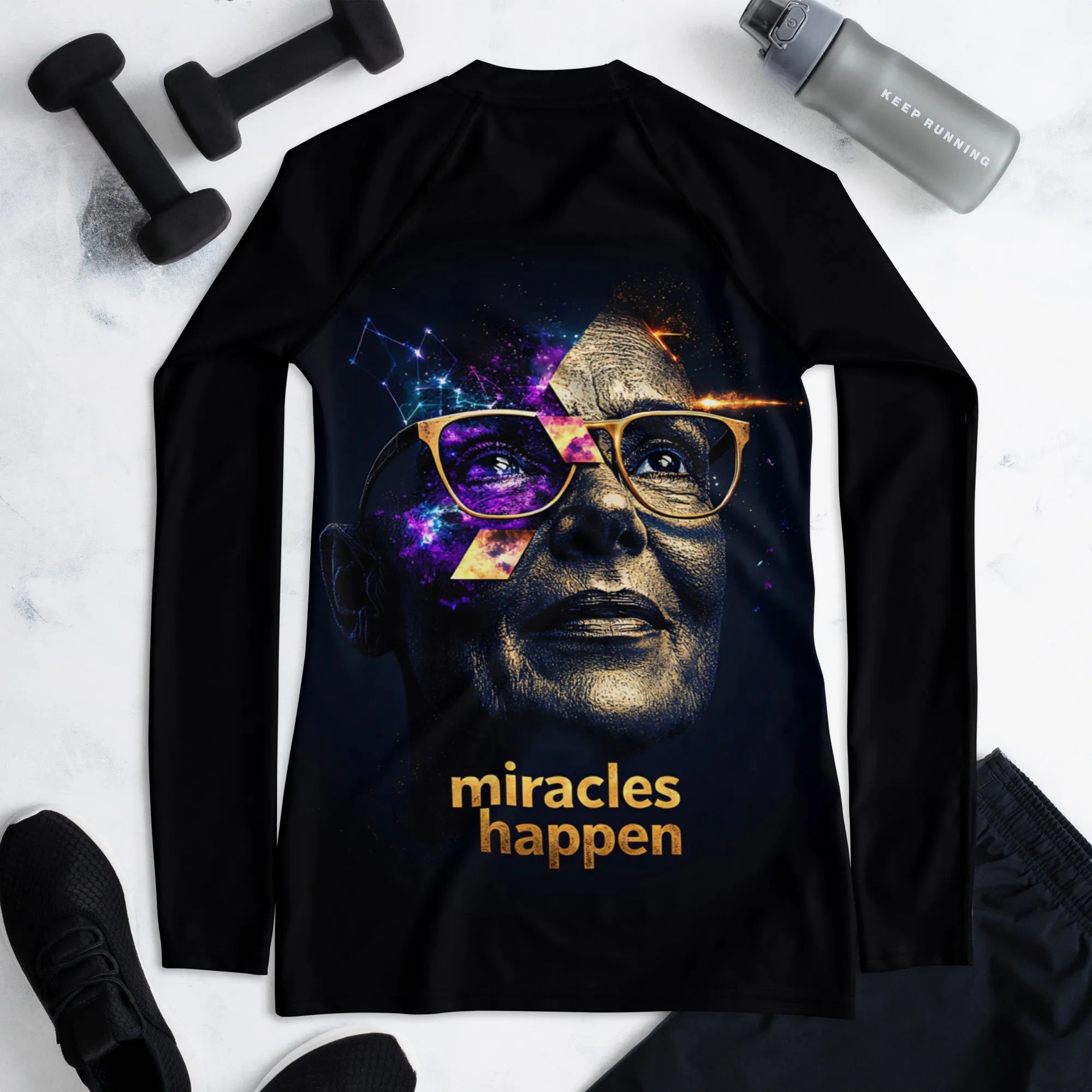Miracles Happen Edition 3 Women's Rash Guard