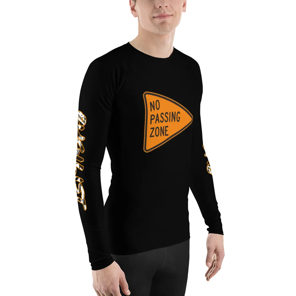 NO PASSING ZONE Men's Rash Guard