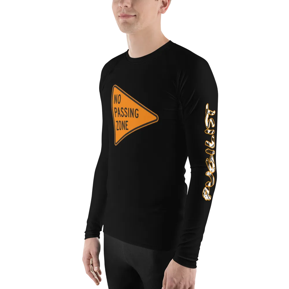 NO PASSING ZONE Men's Rash Guard