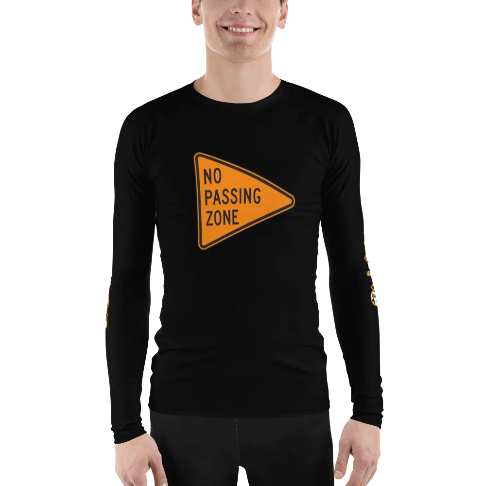 NO PASSING ZONE Men's Rash Guard