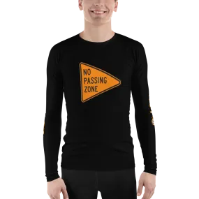 NO PASSING ZONE Men's Rash Guard