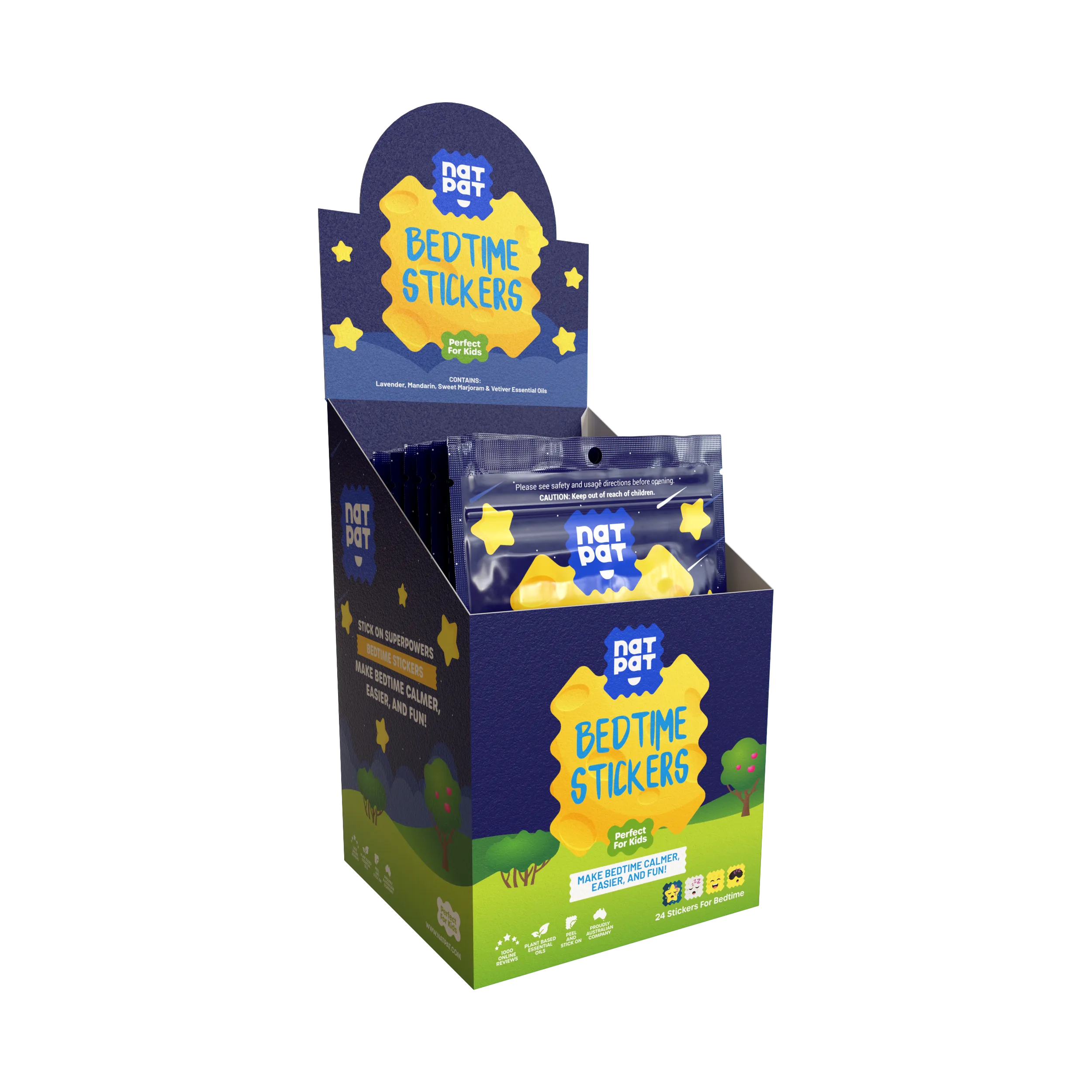 SleepyPatch | Natural Sleep Stickers for Kids & Babies: 1 Pack