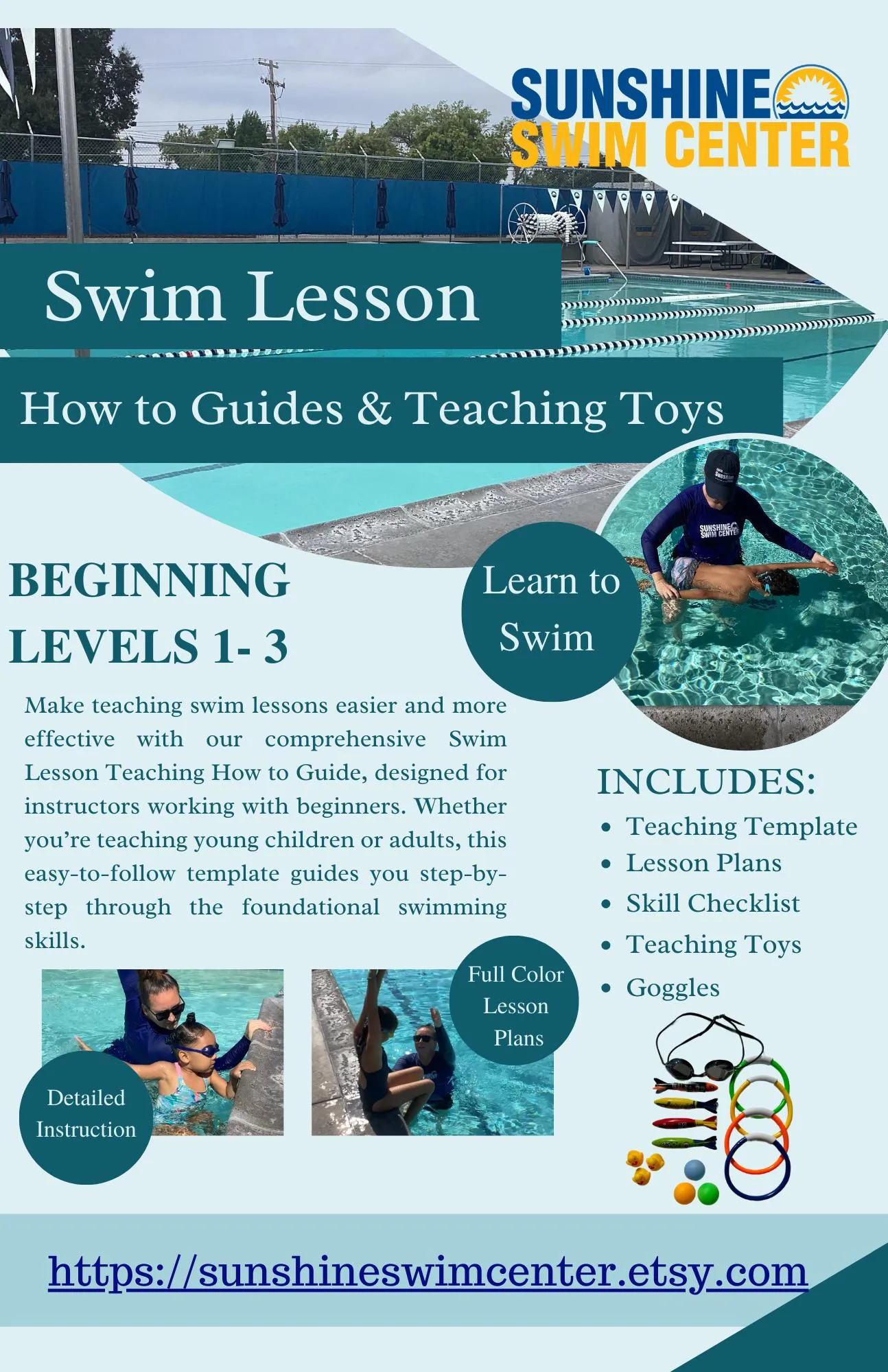 Swim Lessons: How to Guide & Teaching Toys for Beginners