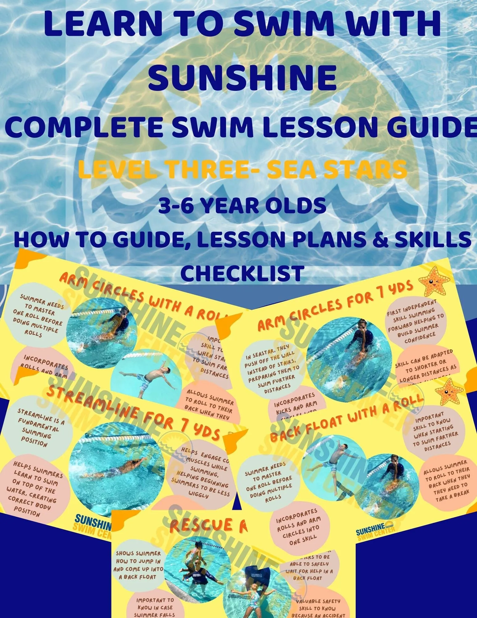 Teach Your Child to Swim- Preschool & School Aged Level 3