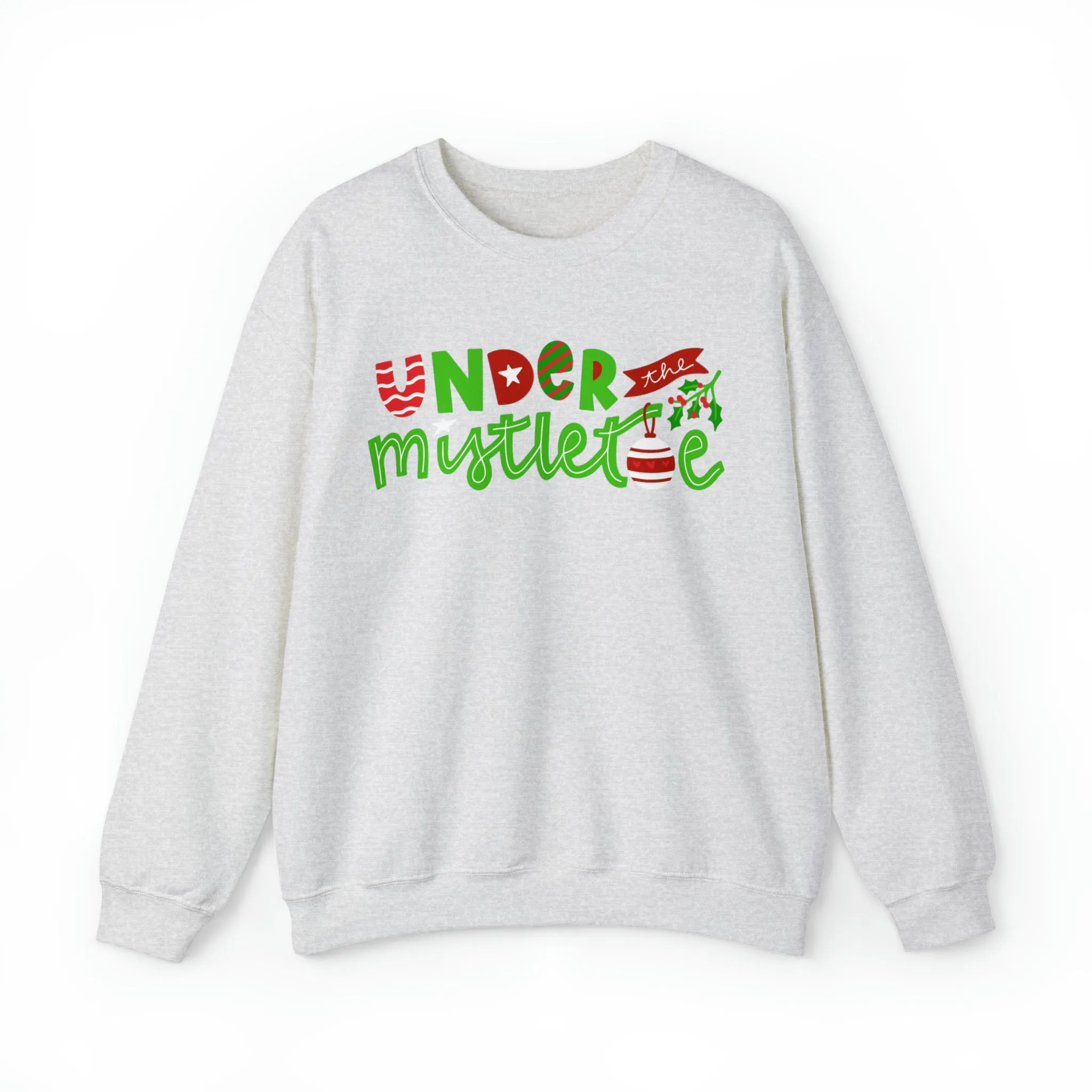 Under the Mistletoe Women's Christmas Sweatshirt: Festive Holiday Style