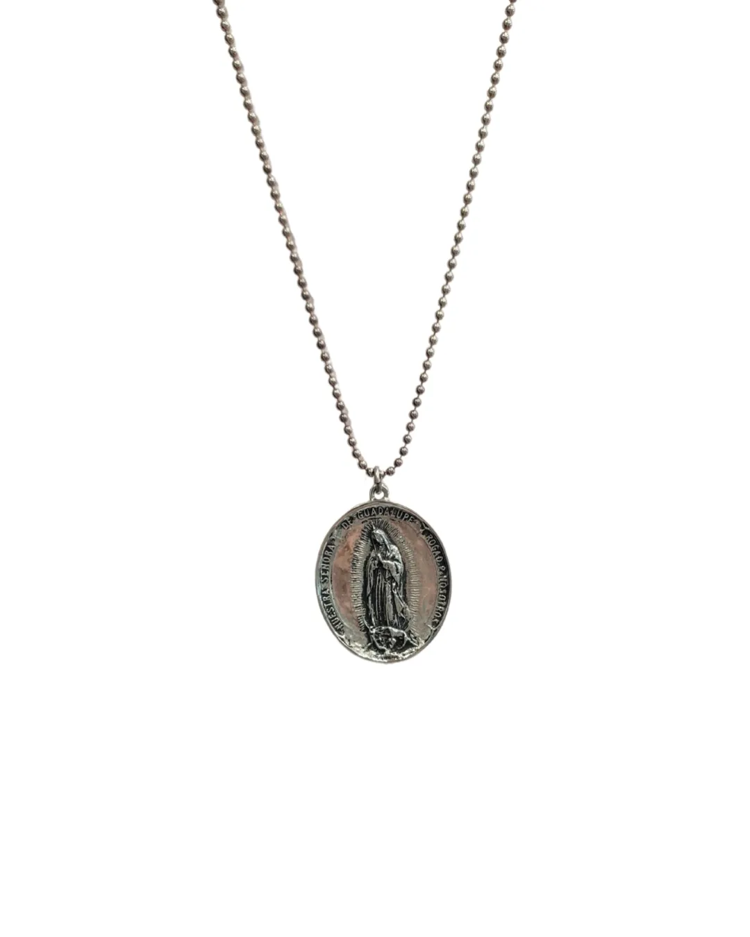 Virgen de Guadalupe Sterling Silver Pendant