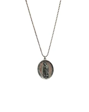Virgen de Guadalupe Sterling Silver Pendant