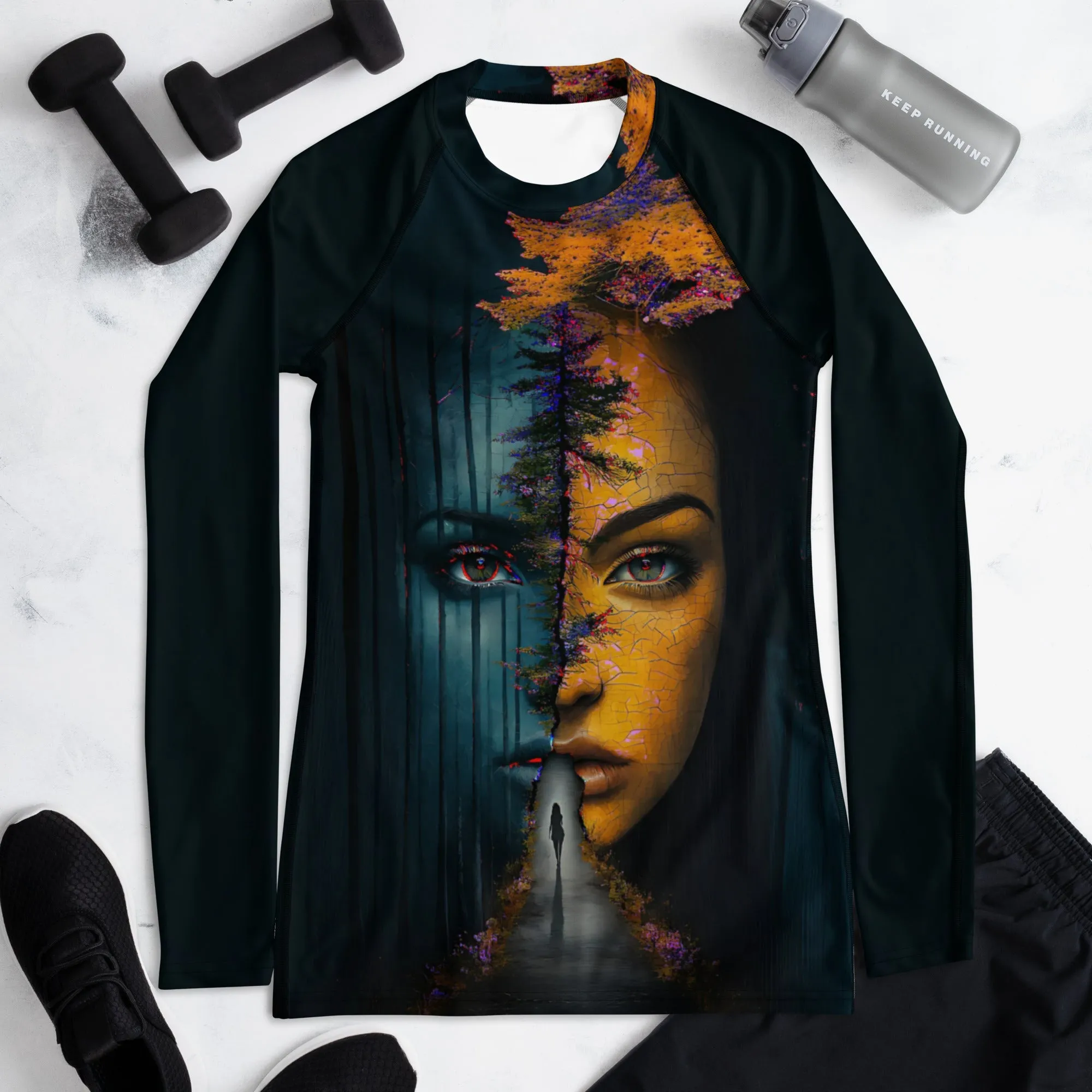 Wisdom Roots Women's Rash Guard